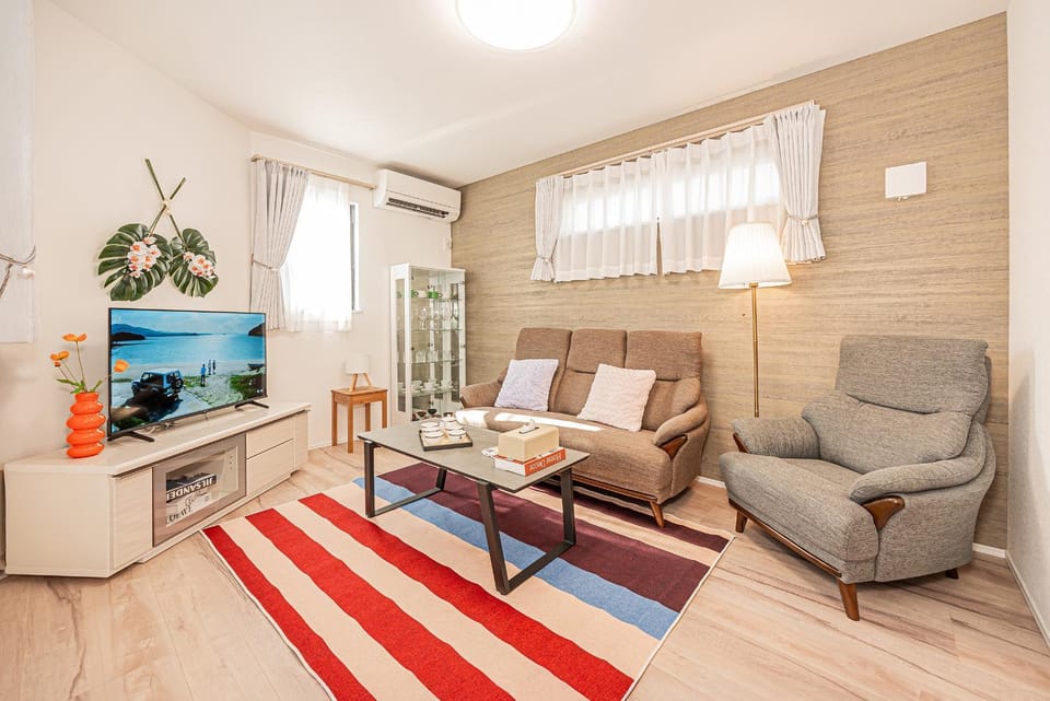 Minami Inn 3 bed rooms Villa 8 minutes walk from JR line Koiwa station For Family Apartment in Japan