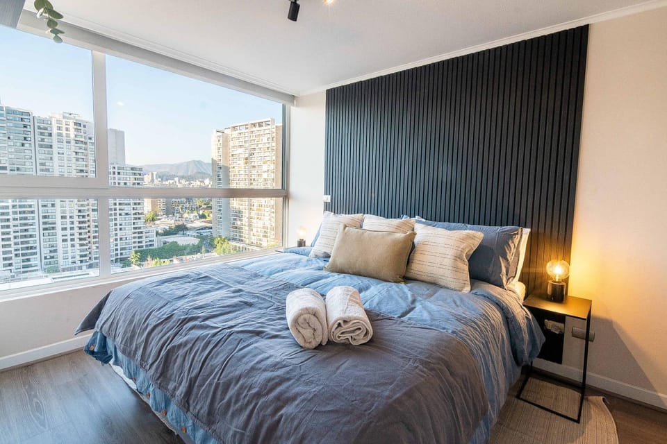 HOM I Parking l Piscina l Metro Irarrazaval l Gym Apartment in Santiago