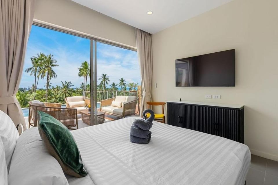 Luxury Sea View Villa & Infinity Pool, Chaweng Noi House in Ko Samui