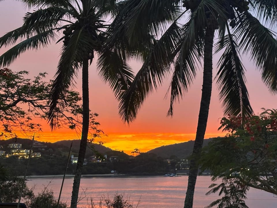 Natural landscape, Sea view, Sunset