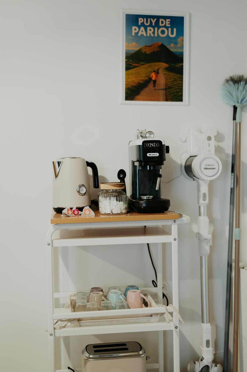 Coffee/tea facilities, Kitchen or kitchenette, toaster