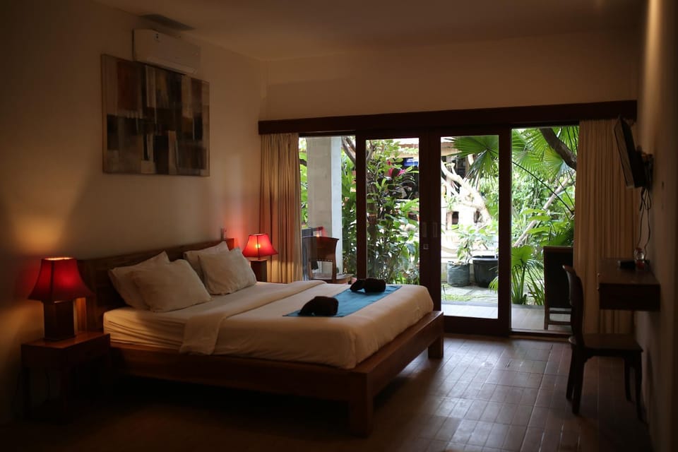 Bed, Garden, Balcony/Terrace, Bedroom