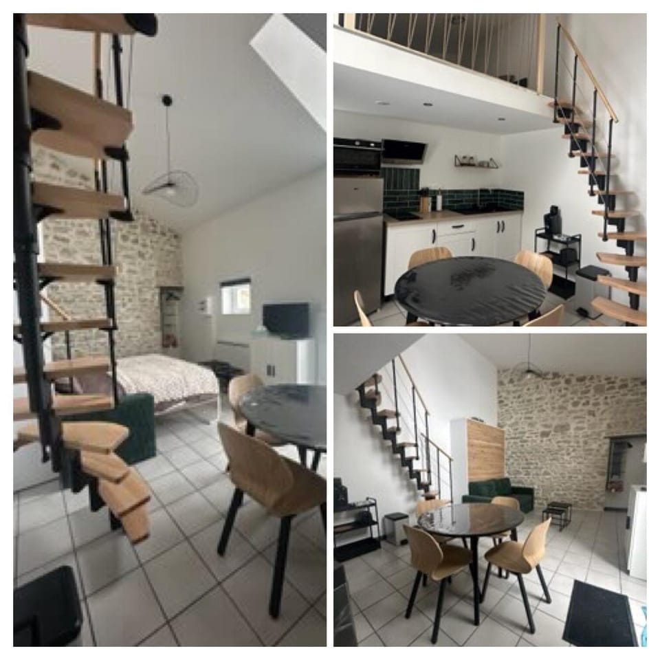 Property building, Kitchen or kitchenette, Living room, Seating area, Dining area