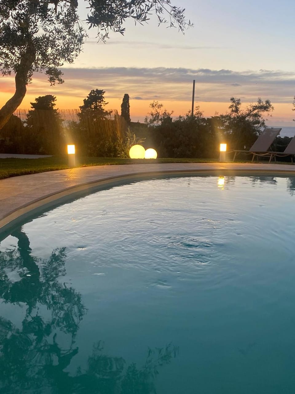 Off site, On site, Swimming pool, Sunset