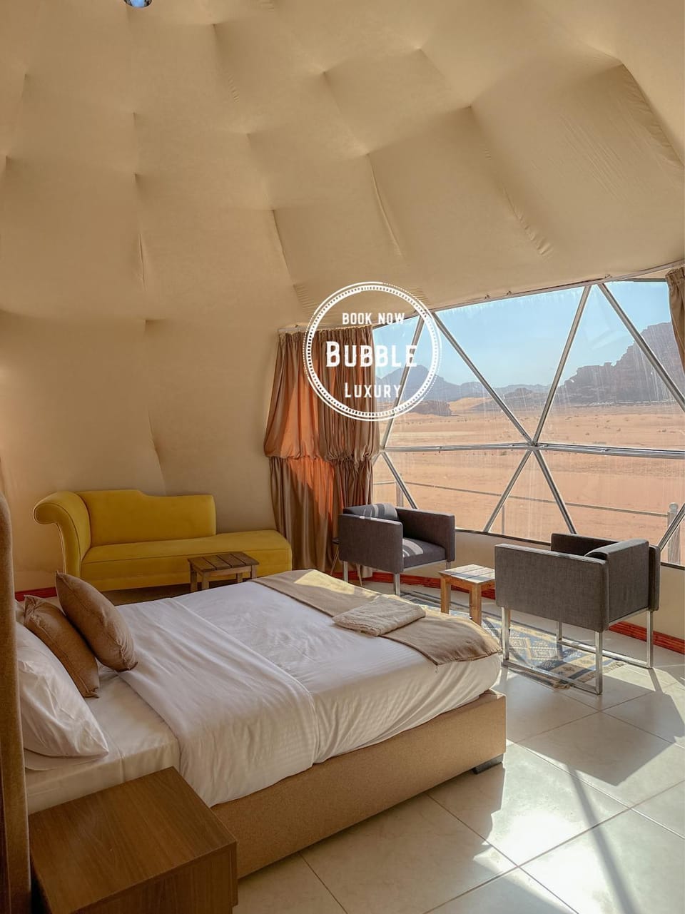 WADi RUM BUBBLES CAMP Bed and Breakfast in South District