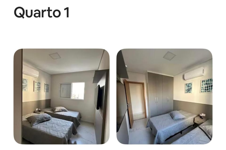 Apartamento vista para o mar Praia Grande SP - Vila Caiçara Apartment in State of São Paulo