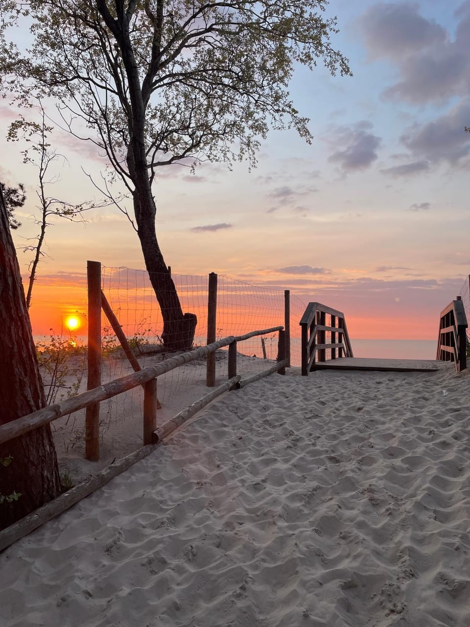 Natural landscape, Beach, Sea view, Sunset