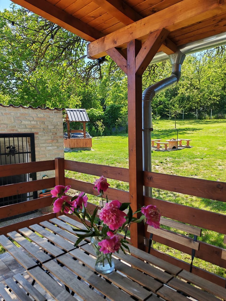 Patio, Spring, Garden, Garden view
