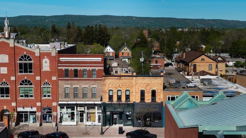 Property building, Neighbourhood, Bird's eye view, Street view