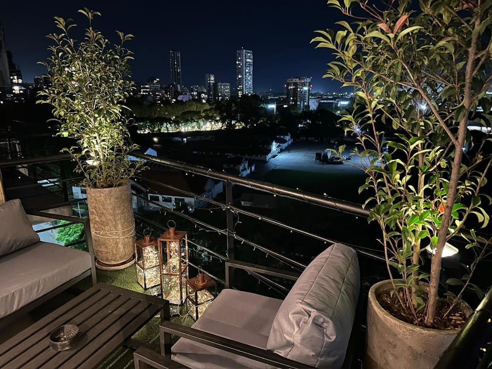Night, View (from property/room), Balcony/Terrace, City view