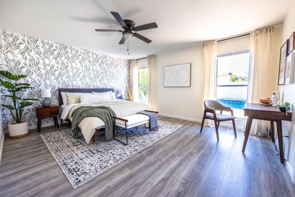 MUST SEE! Heated Jacuzzi With A Pool! NEW Remodel Villa in Chandler