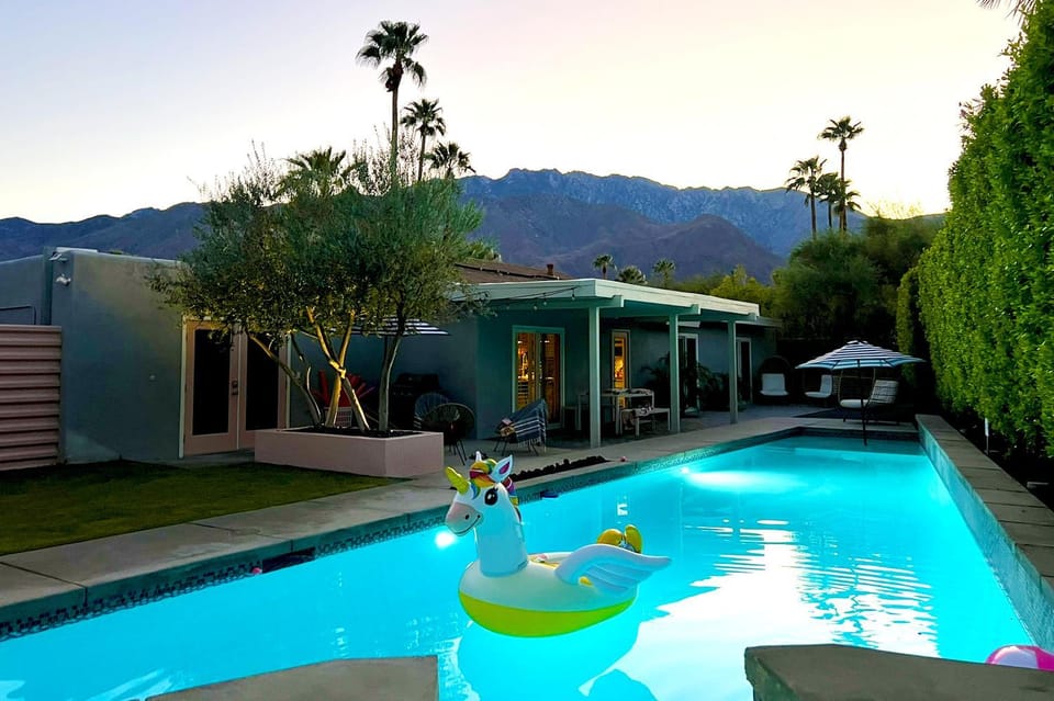 Patio, Natural landscape, Mountain view, Pool view, Swimming pool
