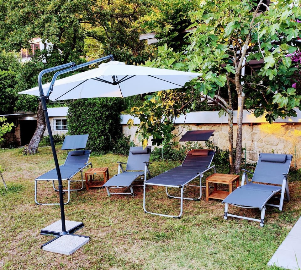 Spring, Garden, sunbed