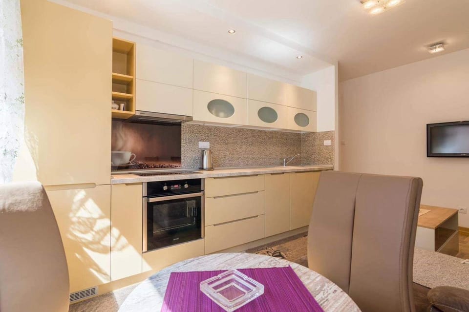 Kitchen or kitchenette, Dining area, oven, stove