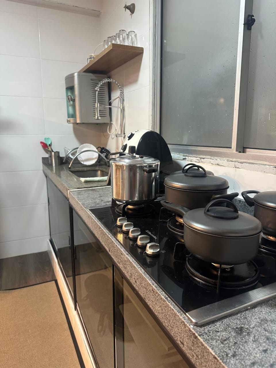 Apto Conforto Av Rio Verde C Ar Cond Wi-Fi garagem Apartment in Goiania