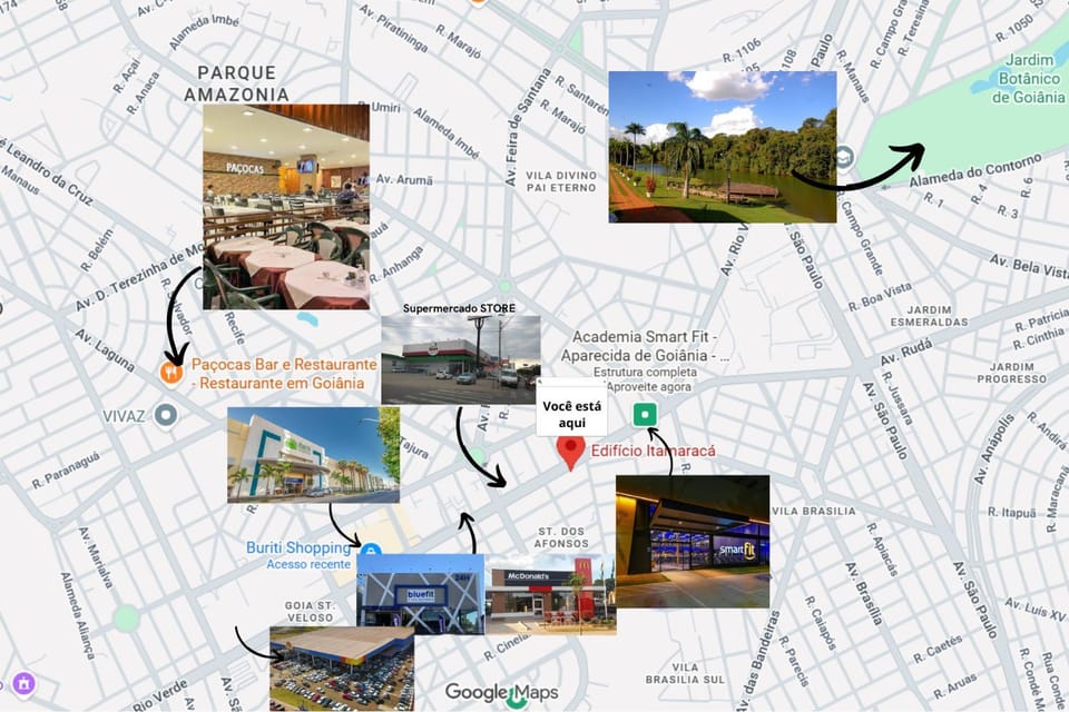 Apto Conforto Av Rio Verde C Ar Cond Wi-Fi garagem Apartment in Goiania