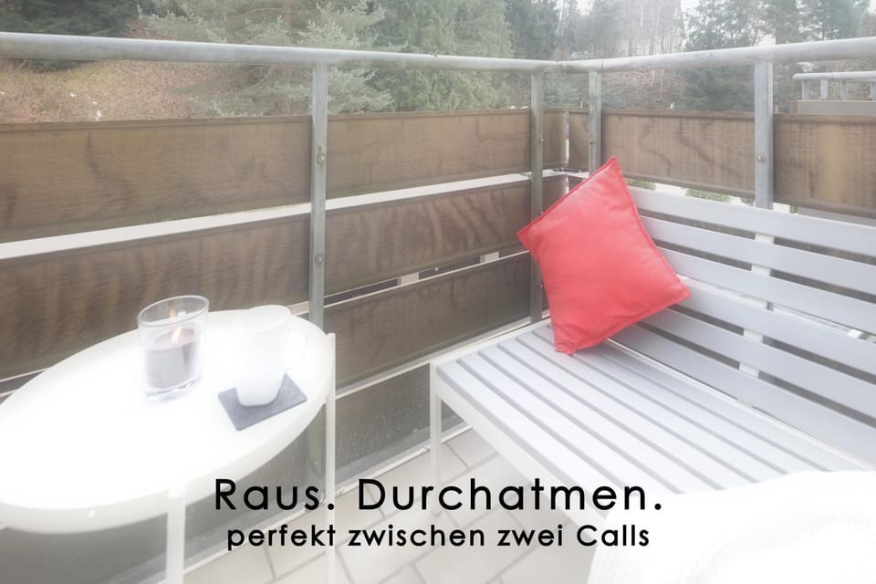 Patio, Day, View (from property/room), Balcony/Terrace, Text overlay, Inner courtyard view