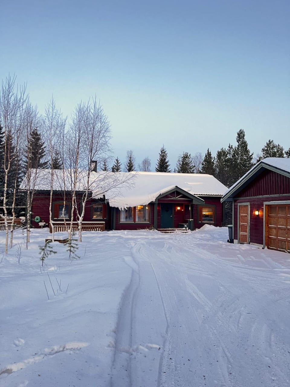 Property building, Day, Winter
