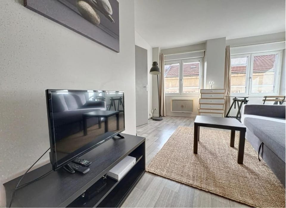 Appartement 4 pers - WiFi & bureau - Centre-ville Saint-Étienne Apartment in Saint-Étienne