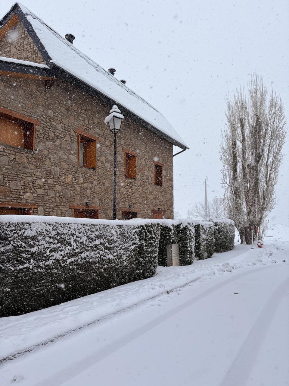 Property building, Day, Winter