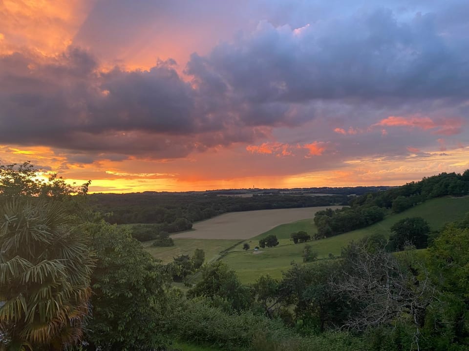 Natural landscape, Sunset