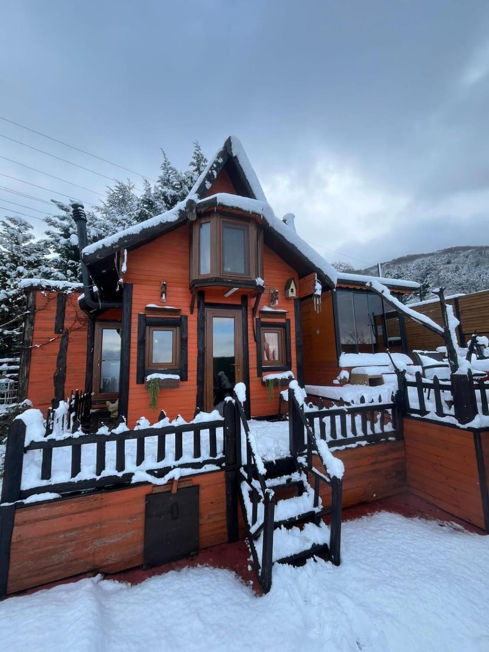 Sapanca Orange Hobbit House Chalet in Turkey