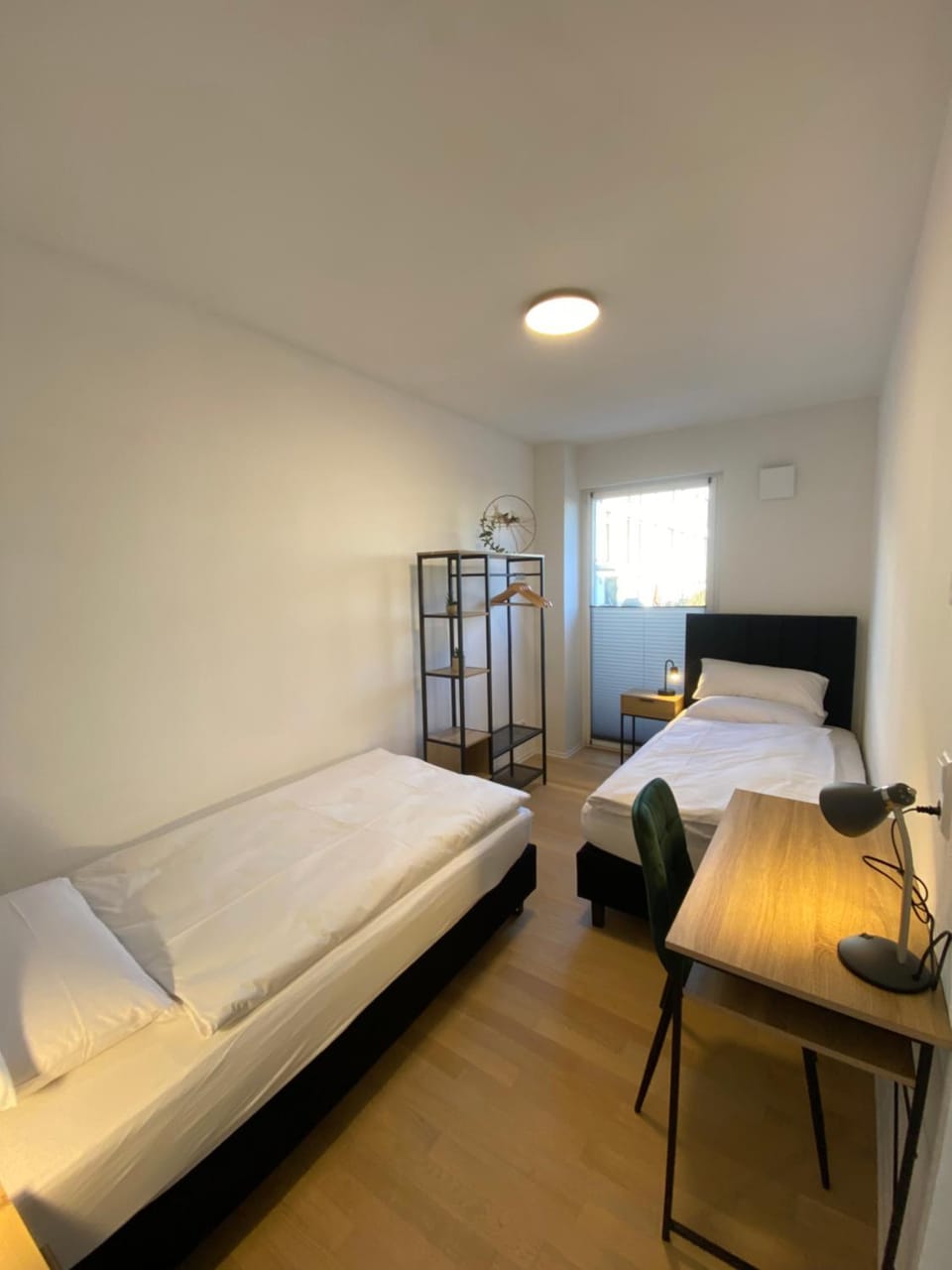 Bed, Bedroom, wardrobe, air conditioner