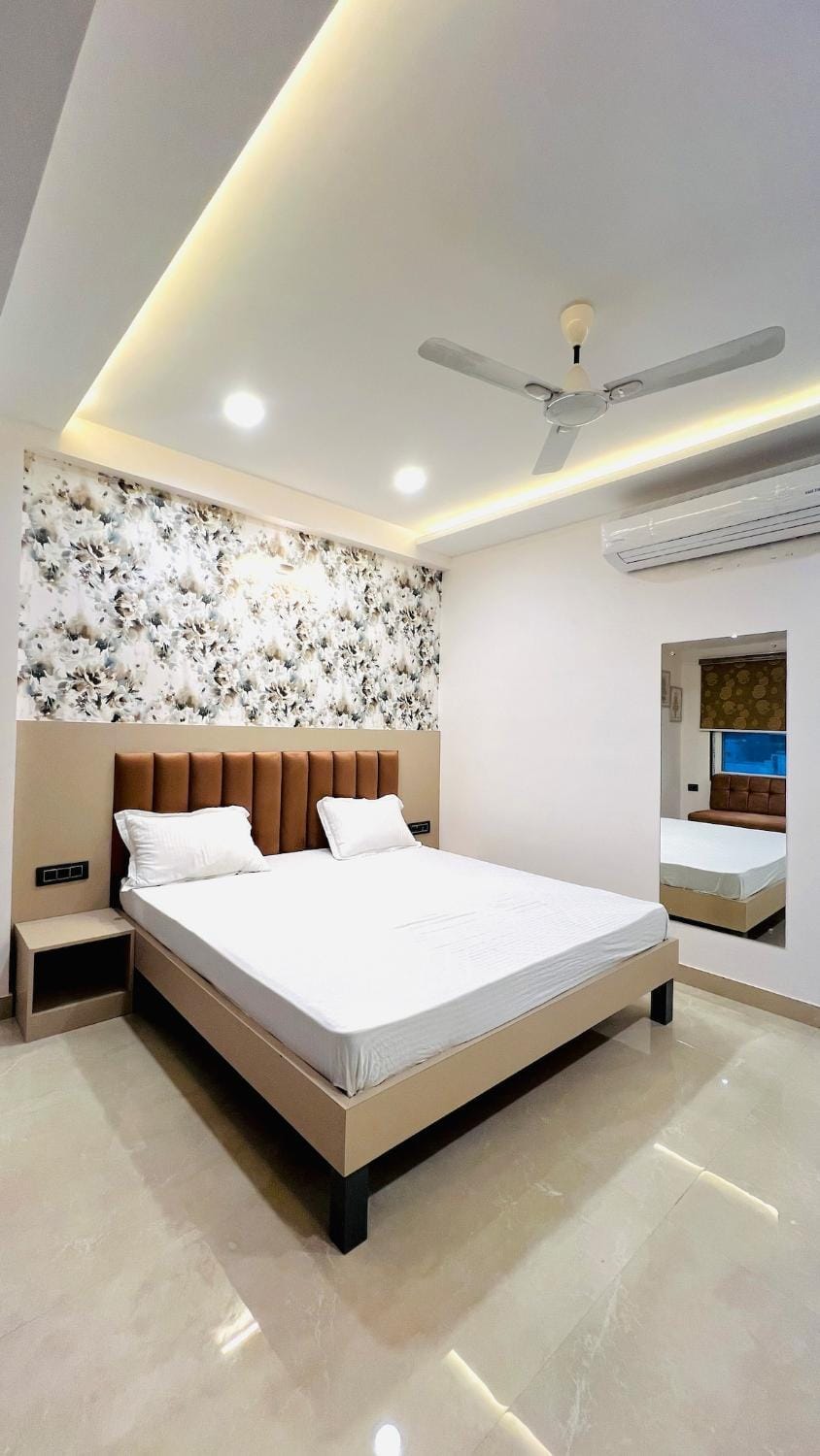 Bed, Bedroom, air conditioner