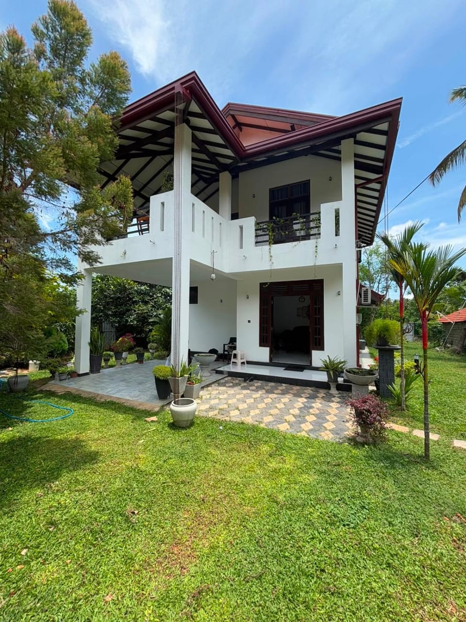 Property building, Garden view