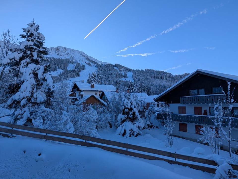 Natural landscape, Winter, Mountain view