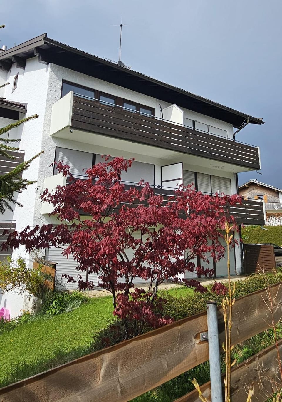 Property building, Garden view