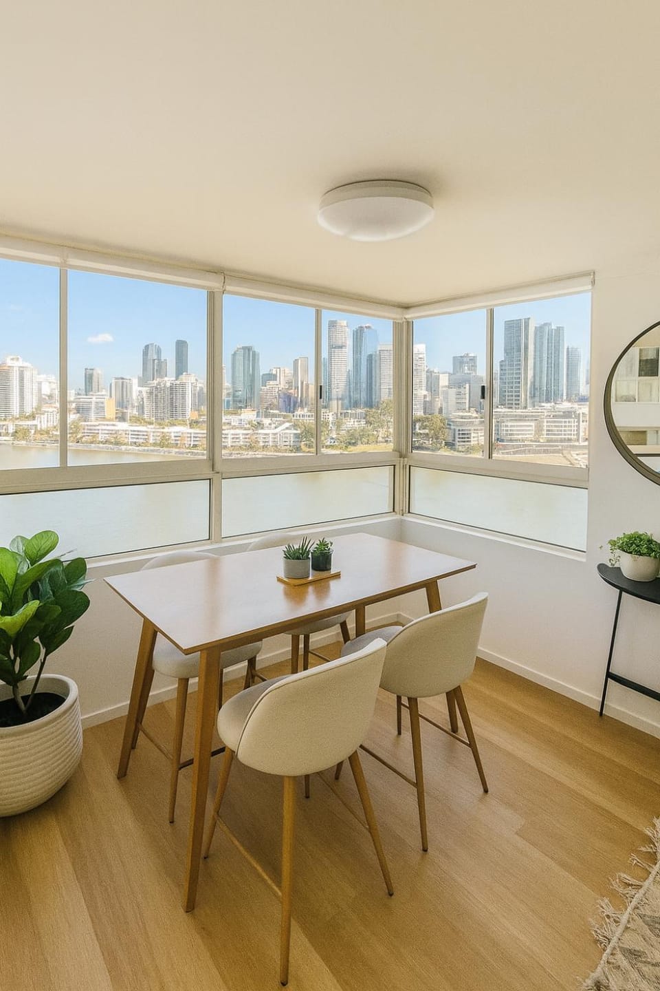 View (from property/room), Dining area, City view