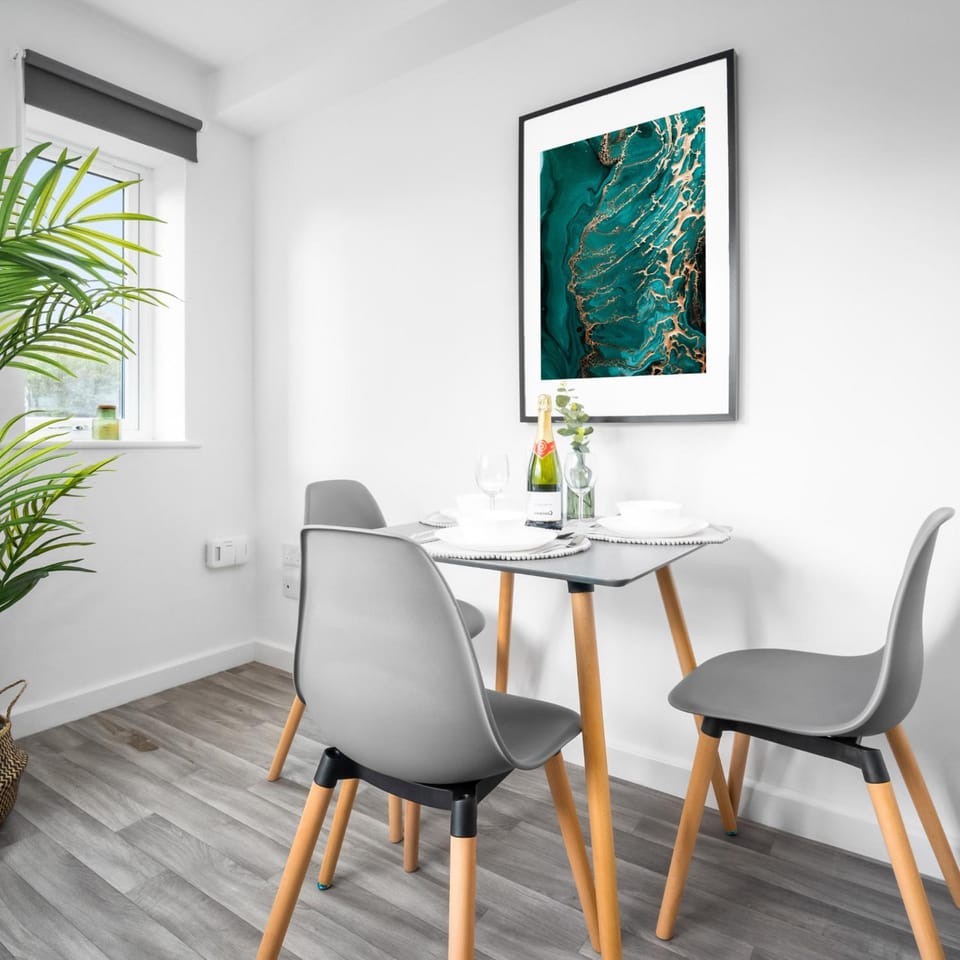 Living room, Seating area, Dining area