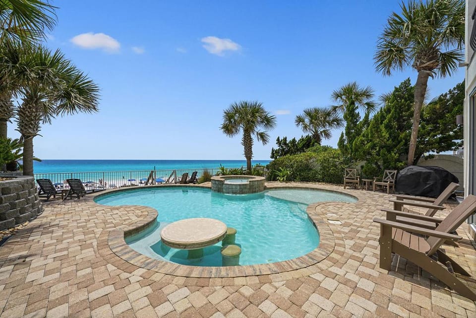 Not the Norm - Oceanfront Home with Private Pool & Beach Access House in Miramar Beach