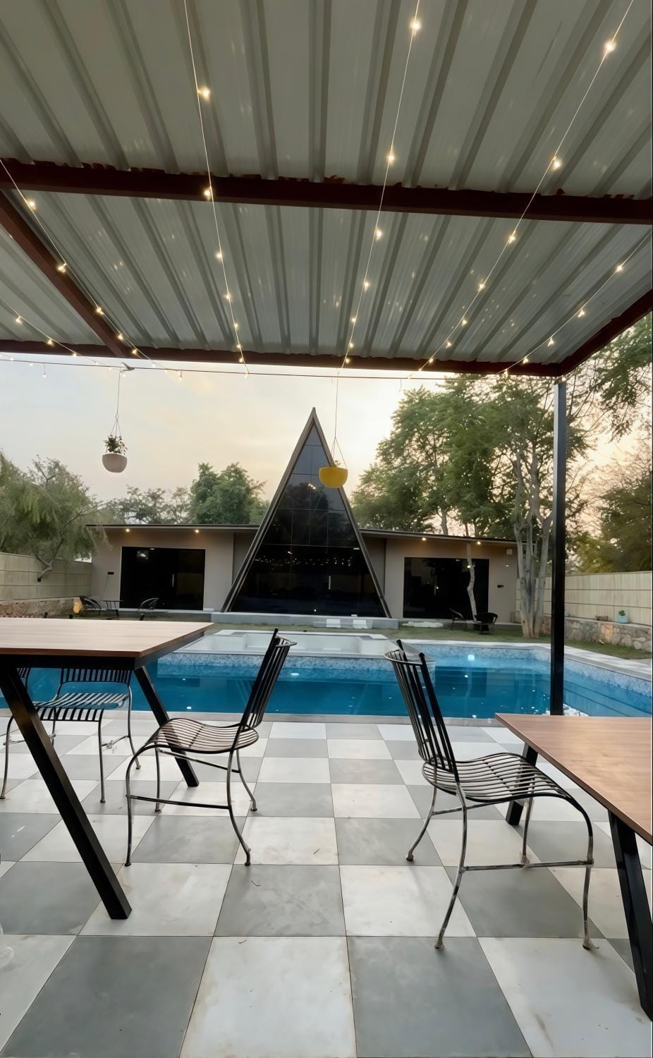 Patio, Day, Pool view, Swimming pool