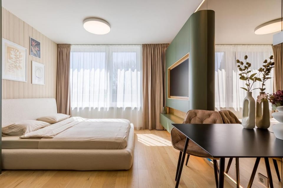 Vydrica River View Studio Apartment in Bratislava
