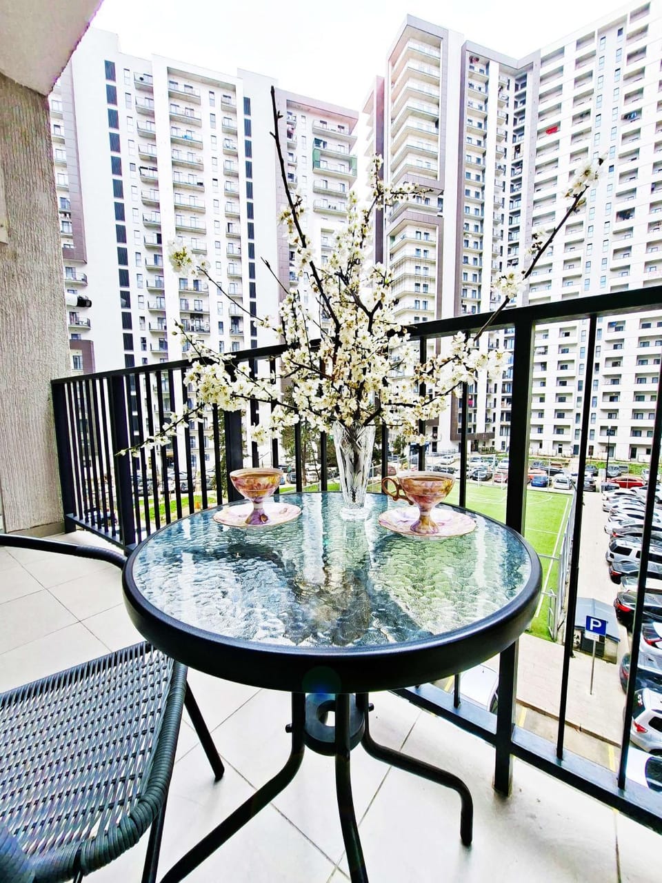 View (from property/room), Balcony/Terrace, Inner courtyard view