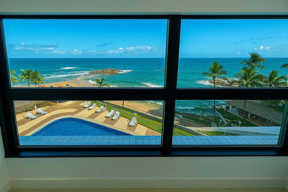 Natural landscape, View (from property/room), Pool view, Sea view