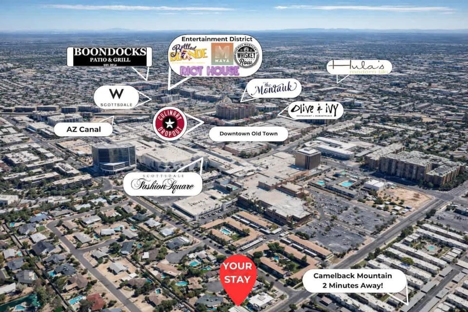 Valley & Vine - Sparkling Pool & BBQ - In Old Town House in Scottsdale
