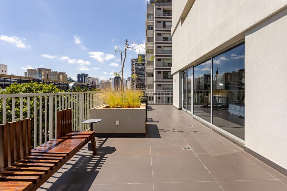 Stay Home Moema - Próximo Congonhas - Terraço, Academia, Coworking, Espaço Beauty, Mercadinho e Portaria 24h - Apartamentos Decorados Apartment in Sao Paulo City