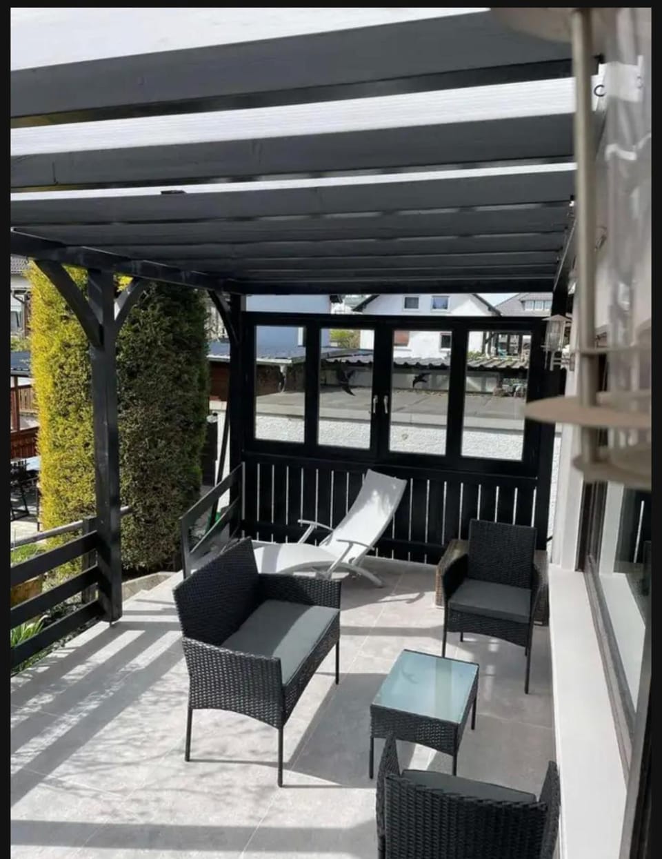 Patio, Balcony/Terrace, Garden view