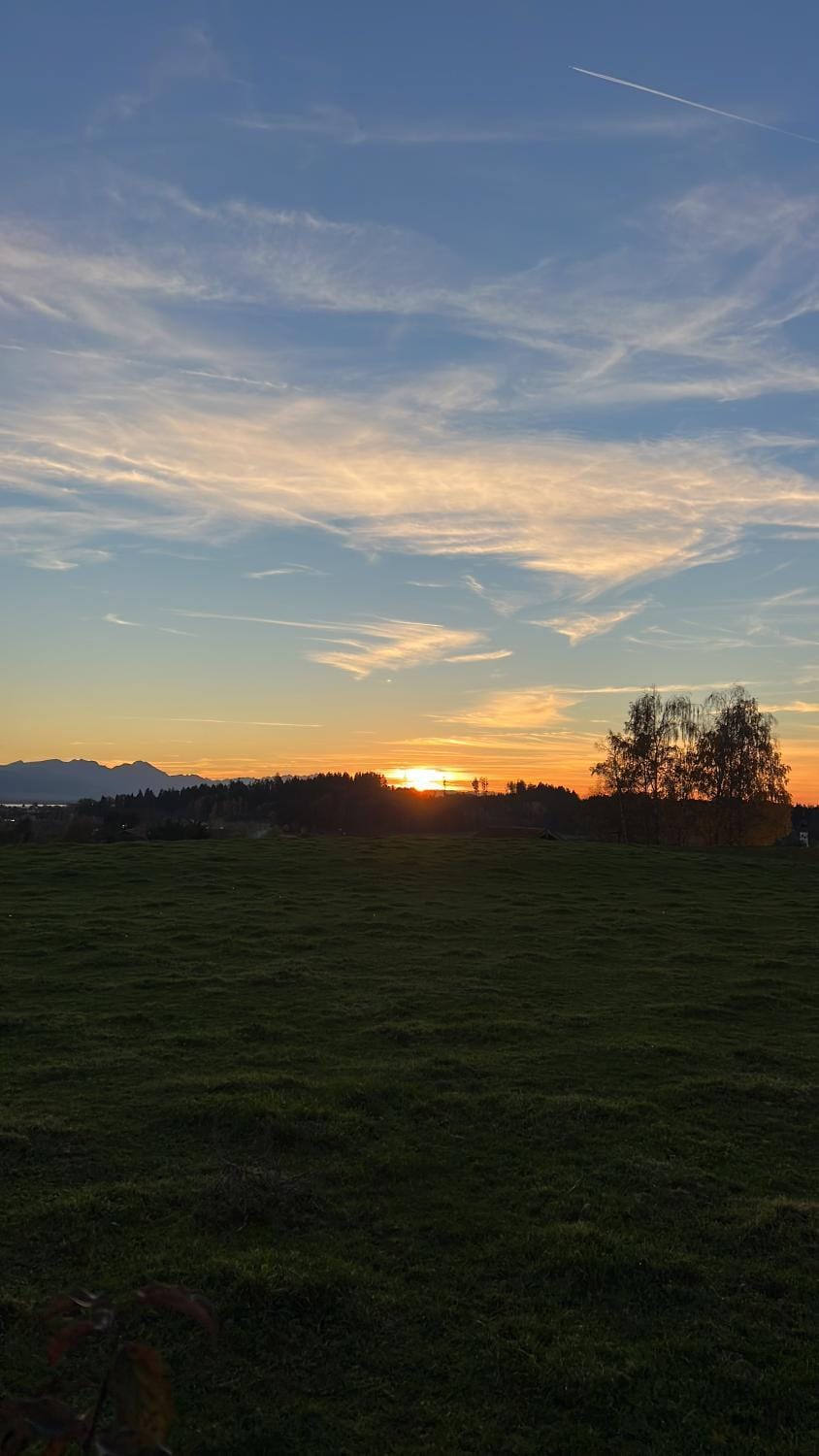 Natural landscape, Sunset