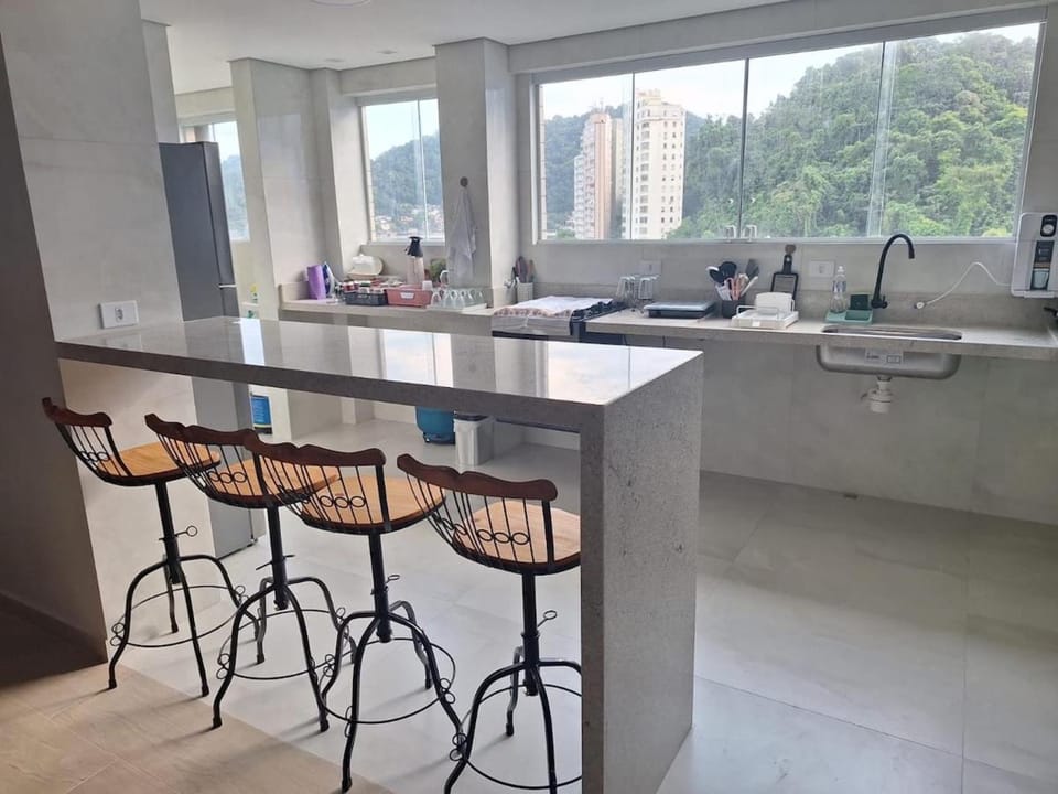 Gonzaguinha Apartamento frente à praia Apartment in Santos
