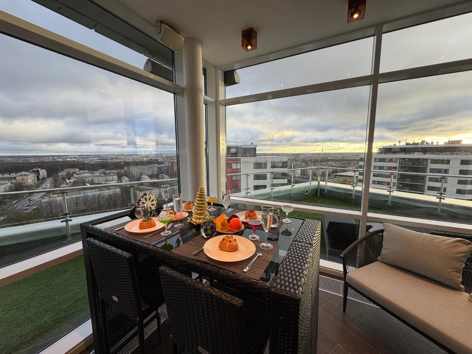 Grand Penthouse And SPA Apartment in Riga