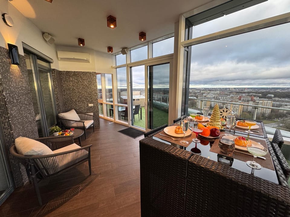 Grand Penthouse And SPA Apartment in Riga
