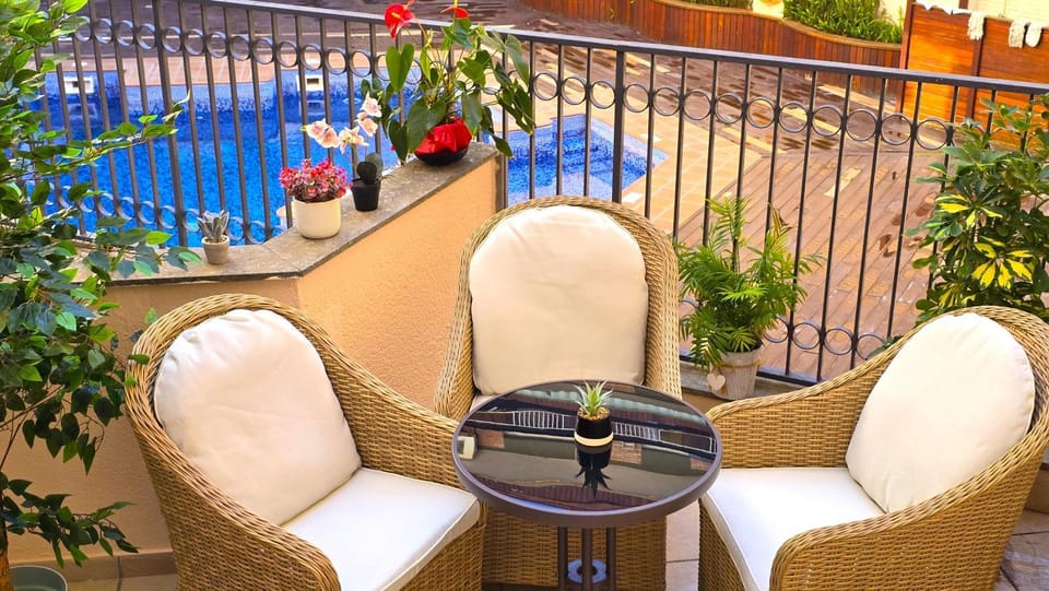 Off site, Balcony/Terrace, Pool view, Swimming pool