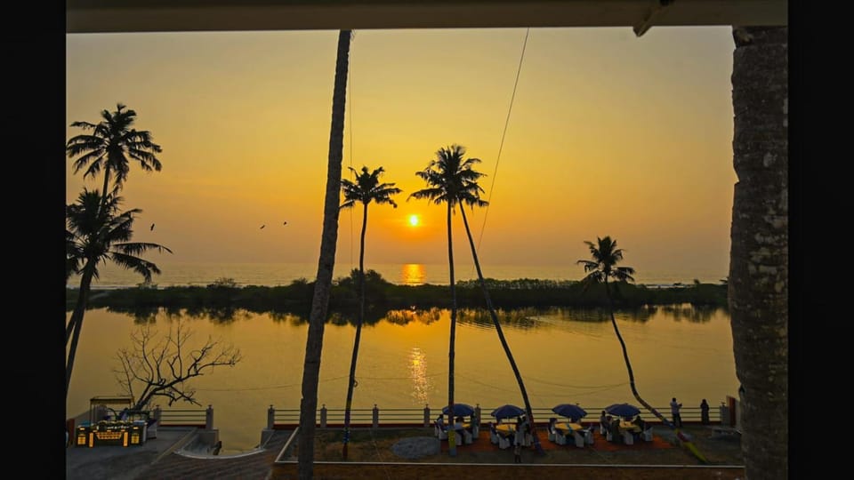 River view, Sunset