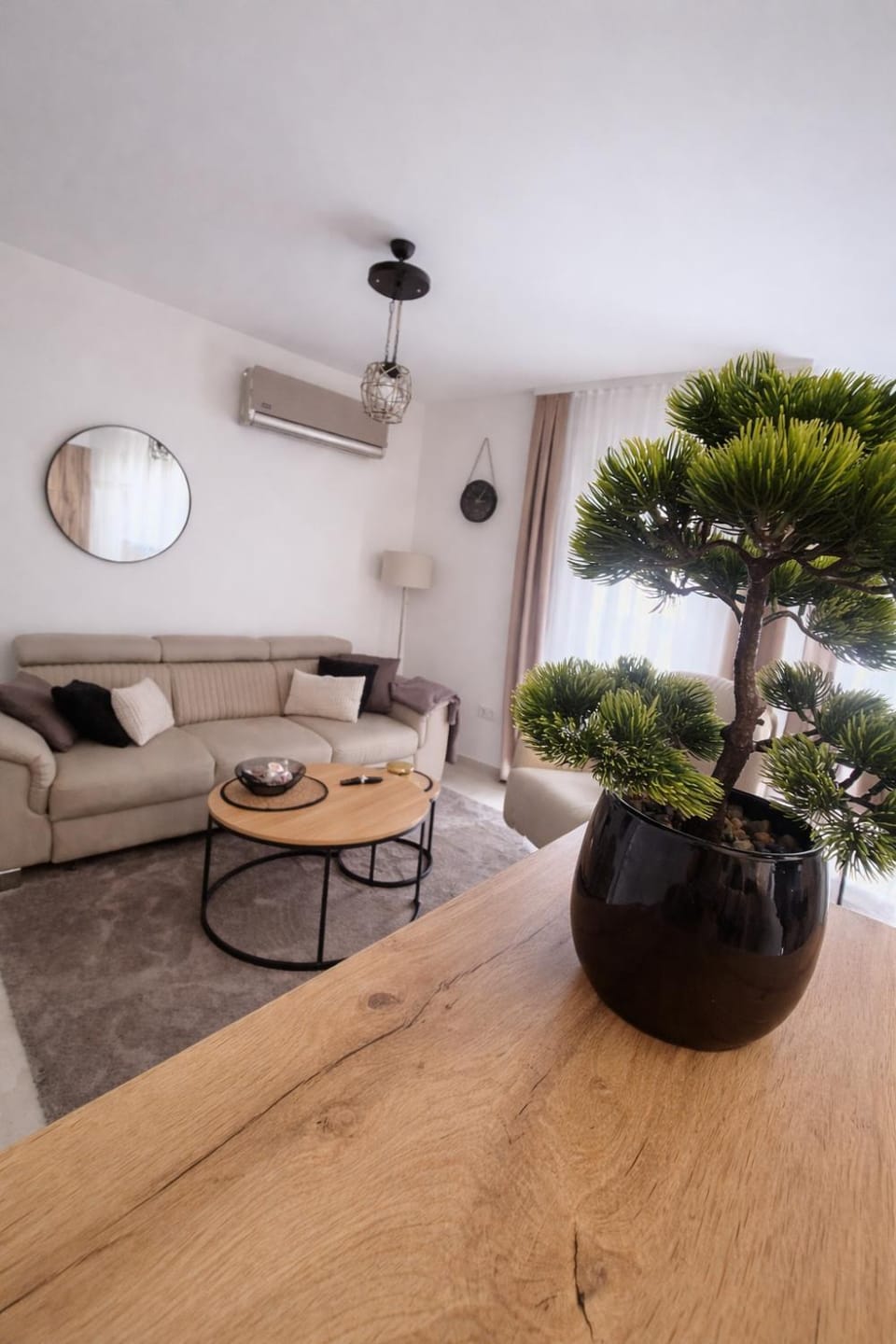 Living room, air conditioner
