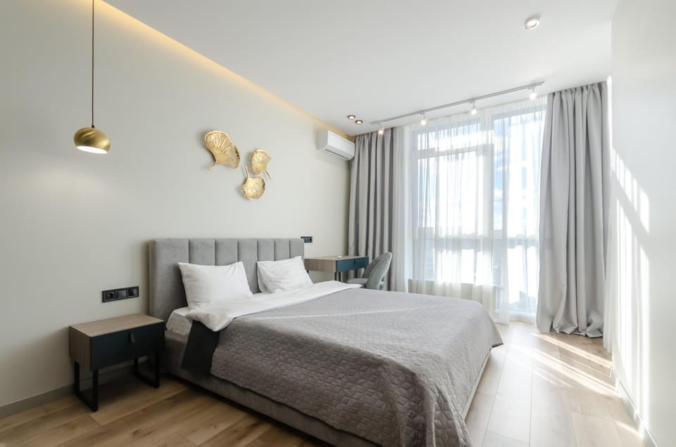 Bed, Bedroom, heating, air conditioner