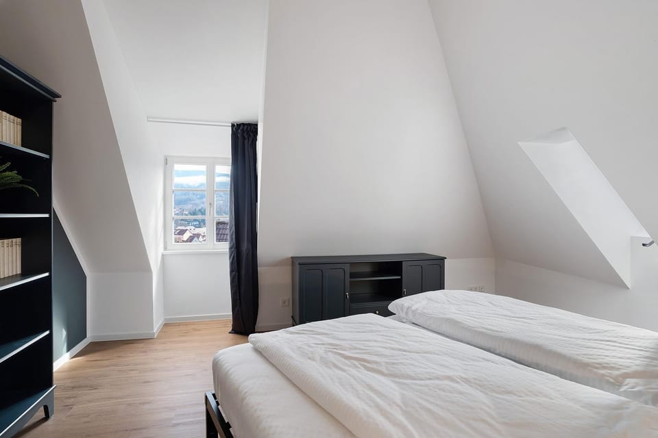 Property building, Living room, Bedroom